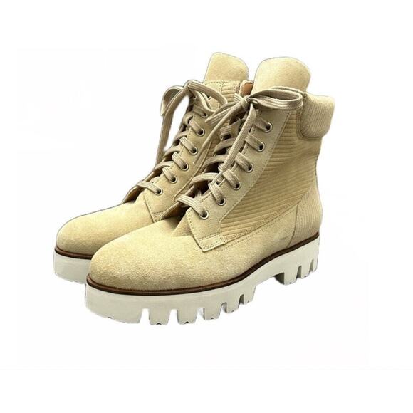 AQUATALIA Myla Corduroy Suede Ankle Boots Size 9 Original $525 Made In Italy - Picture 1 of 10